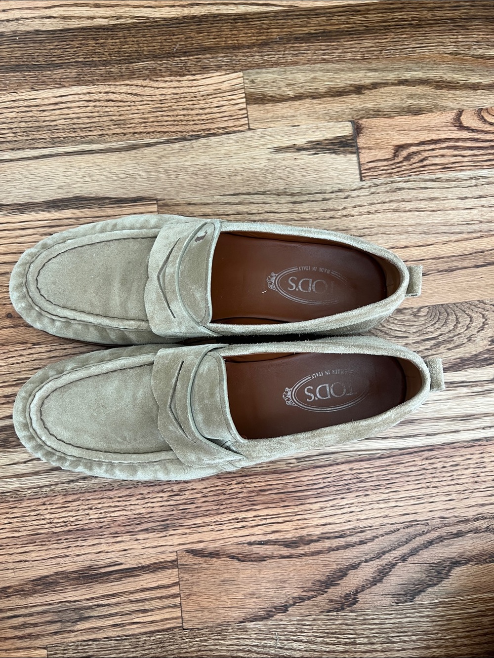 Tod's Beige Suede Penny Loafers for Men - Picture 5 of 8